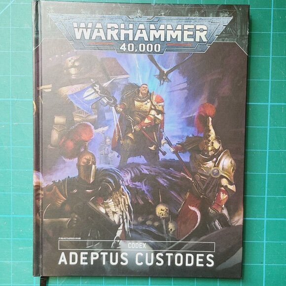 Warhammer 40,000 Adeptus Custodes Codex - Picture 1 of 5